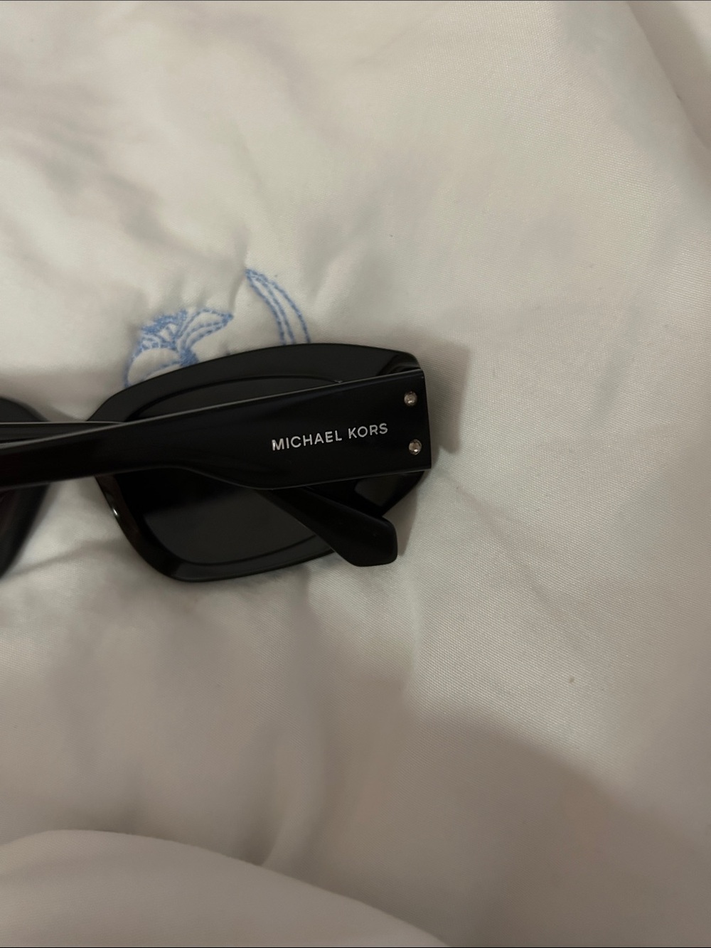 Michael Kors Black Cat - Eye Sunglasses with Subtle Studs Lucottica Style - Picture 8 of 9